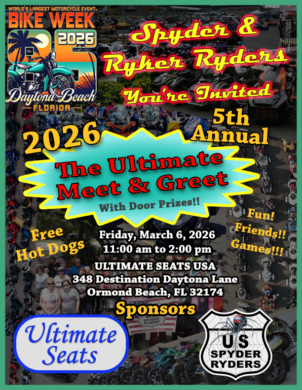 5th Annual Ultimate Meet and Greet — US Spyder Ryders